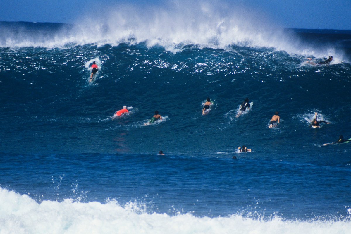 International Surfing Day Flag Beach Fuerteventura