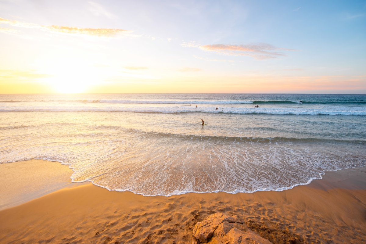 Surfing in Fuerteventura Atlantic