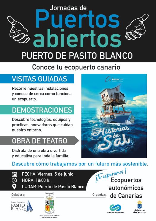 Puertos Canarios celebra una nueva Jornada de Puertos Abiertos en Pasito Blanco